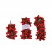 Hicello 144pcs artificial mini rose bud flowers head DIY flower bouquet gift box scrapbooking wedding home party decoration