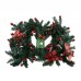 Hicello 2.7M Christmas Decoration Wreath Artificial Garlands Decorative Green Christmas Garland Artificial Xmas Tree Rattan Banner