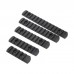 Gohantee modular external rail systems M-LOK Polymer Picatinny Weaver Rail Section Set 5 7 9 11 13 Slot 5PCS 5 Rail Set