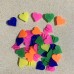 Mtsooning 1 Bag Bicycle Bike Wheel Plastic Spoke Heart Clips Kids Children Clip Colored Decoration