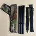 SLHEE 3 Tube Archery Quiver Adjustable Belt Back Arrow Bag Archery Holder Recurve and Compound Bow Hunting and Shooting