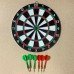 SLHEE Double-sided Dart Board Set Entertainment Leisure Professional Dart Set Toy with Flying Needle Spot Dart Board