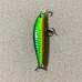 SLHEE 1Pcs Minnow Fishing Lure 8cm 7.4g Floating Wobblers Tackle Laser Hard Bait 3D Eyes Artificial Crankbait Fishing Tackle