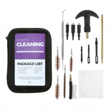 SURIEEN Universal Handgun Cleaning kit .22.357.38,9mm.45 Caliber Pistol Cleaning Brush Rods