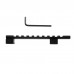 SURIEEN 125mm Length 11mm to 20mm Rifle Picatinny Weaver Rail With 10 Slots For Rifle Scope