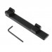 SURIEEN 125mm Length 11mm to 20mm Rifle Picatinny Weaver Rail With 10 Slots For Rifle Scope