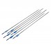 SURIEEN 6pcs Mid Spine 800 Archery Fiberglass Arrow Outdoor Sports Beginner Recurve Bow Training Bow And Arrow Archery