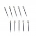 SURIEEN 10pcs Dart Points Harrows Darts Steel Tips Conversion Tip Dart Points Flights Shafts