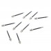 SURIEEN 10pcs Dart Points Harrows Darts Steel Tips Conversion Tip Dart Points Flights Shafts