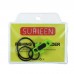 SURIEEN Fishing Hook Keeper Lure Bait Holder with 3 Rubber Rings for Fishing Rod Fishing Gear Portable Accessories Fixed Bait