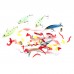 SURIEEN 64pcs Big Multi Fishing Lure Set Wobblers Artificial Mixed Colors Styles Soft Fishing Lure Kit Plastic Metal Bait Fishing Tackle Set