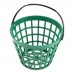 SURIEEN One Portable Golf Ball Basket Green Durable Nylon Golfball Container Carriers with Handle