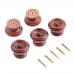 Etermeta 5x Cabinet Knobs Wooden American Style Furniture Drawer Cupboard Pull Handles