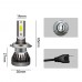 Yetaha Super Bright 1 Pair MINI1 LED Car Headlight Bulbs Automotive headlamps Kit 6000K Waterproof