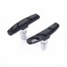 Yetaha 2pcs Durable Bicycle Silent Brake Pads Cycling V Brake Holder Pads Shoes Blocks Rubber Pad