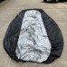 Yetaha Universal Sedan Full Car Covers Outdoor Waterproof Sun Rain Snow Protection UV Car Umbrella Black L Auto Case Fitted Cover