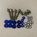 Yetaha Blue Engine Valve Cover Washers Bolts Set Engine Rebuild Kits For HONDA Civic B-Series