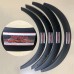 Yetaha 4Pcs/Set Universal Flexible Car SUV Off-road Fender Flare Lips Wheel Arch Protector Cover Mud Guards