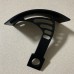 Yetaha Black License Number Holder Side Plate Mount Curved Vertical For Motorcycle Bike