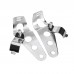 Yetaha Silver 35mm-43mm Motorcycle Headlight Mount Bracket Fork Ear Chopper for Racer Harley