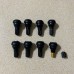 Yetaha 8 x TR412 Snap-in Car Tubeless Tyre Valve Stems Rubber Copper Vacuum Tire Air Valve for Auto Motorcycle Moto