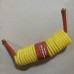 Yetaha 7.5m Yellow PU Trailer Air Brake Coiled Hose Spring Air Pipe Helix Trachea Tube for Heavy Truck