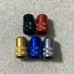 Yetaha 5 x Bike Tire Valve Stem Caps Bike Dust Caps Tire Bicycle Presta French Valve Stem Cover Aluminum