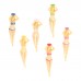 Gohantee 6Pcs 76mm(3inch) Sexy Bikini Lady Golf Tees Golfer Gift Newest Design Plastic Golf Practice Training Tees Golf Sport Accessories