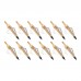 Gohantee 12pcs Archery Broadheads 100gr Tips Carbon Arrows Arrowheads for Compound Bow Hunting Shooting