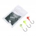 Gohantee 3pcs Jig Head Hook 7g Fishing Hook colored Jig Lure Hard Baits Soft Worm Fishing Tackle