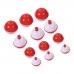 Gohantee 12Pcs Float Ball Fishing Float Long Throw Fishing Bobber Buoy Perfect Tool For Fishing Enthusiasts Floating Lures